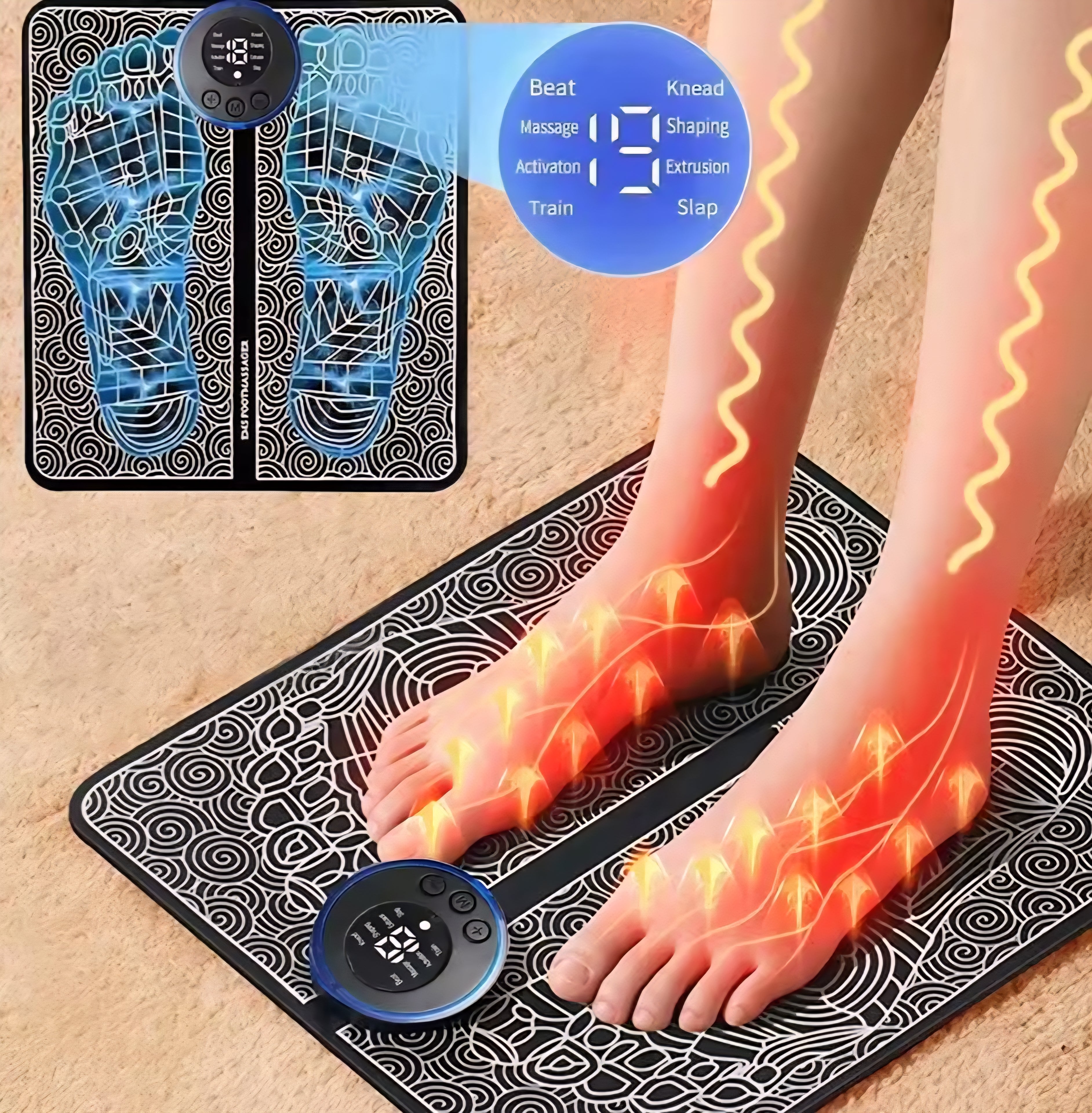 MASAJEADOR ALFOMBRA EMS